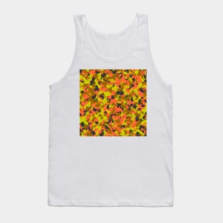 Camouflage Yellow green Orange Tank Top